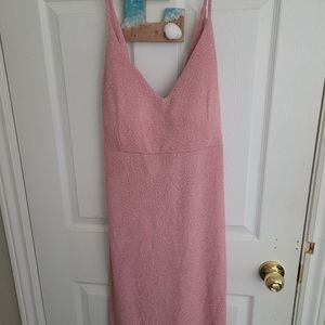 Glitter Urban Behavior Pink Dress XL